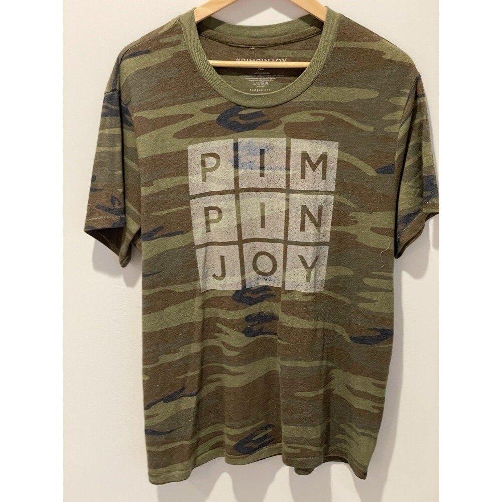 The Shop Forward Pimp In Joy Green Camo Short Sleeve Shirt Size XL‎